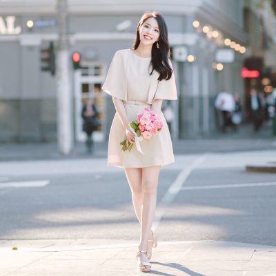 Mẫu váy Hàn Quốc dễ thương